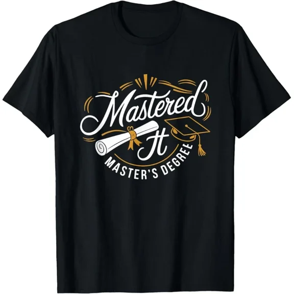 ANUNSHIRT Master Degree Graduate Graduation 2025 Mastered It T-Shirt Unisex S-5XL Hot Trending Shirt, Vintage Birthday Gift