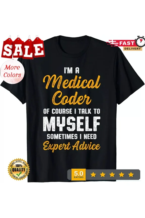 Medical Coder Biller Coding Gift T-Shirt Unisex S-5XL Hot Trending Shirt, Vintage Birthday Gift