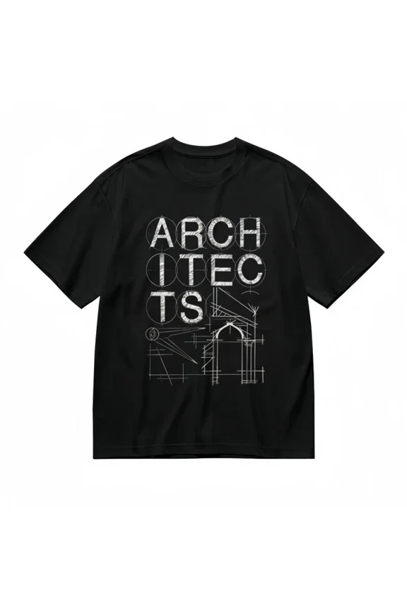 Men'S Classic T-Shirt Arch Itec Ts Split Text With Technical Eye Motifgraphictee Unisex S-5XL Hot Trending Shirt, Vintage Birthday Gift