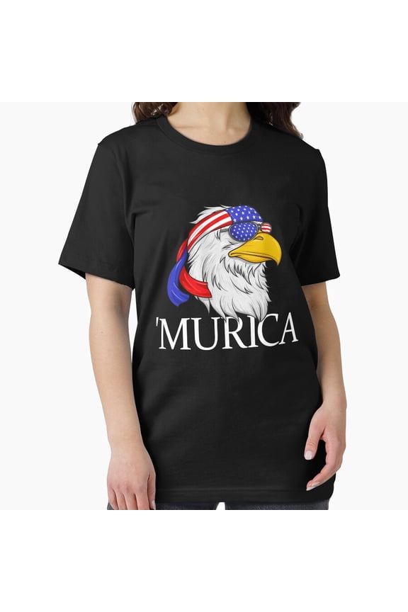 Murica Patriotic Eagle Patriotic 4Th Of July Eagle Murica Gear T-Shirt, Gift For Patriotic, Independence Day Shirt, Red White Blue Shirt, Unisex S-5XL Hot Trending Shirt