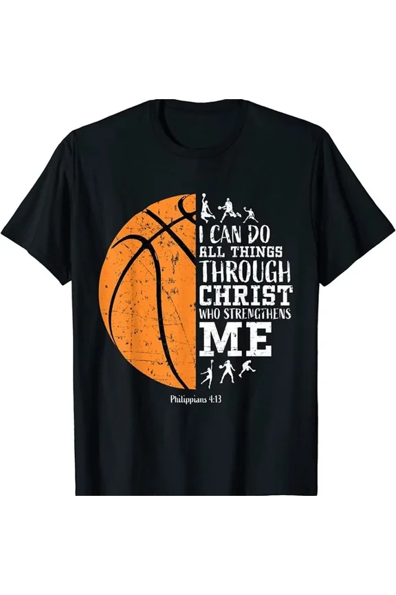 New! Christian Basketball Lovers Religious Cool Gift Idea T-Shirt Unisex S-5XL Hot Trending Shirt, Vintage Birthday Gift