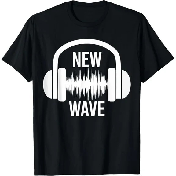 ANUNSHIRT New Wave Headphone Music Graphic Design T-Shirt Unisex S-5XL Hot Trending Shirt, Vintage Birthday Gift