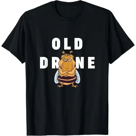 ANUNSHIRT Old Drone Funny Mad Honeybee Design T-Shirt Unisex S-5XL Hot Trending Shirt, Vintage Birthday Gift