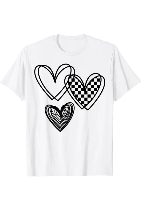 ANUNSHIRT Racing Apparel By Aam Women'S Racing Heart Checkered Flag T-Shirt Unisex S-5XL Hot Trending Shirt, Vintage Birthday Gift