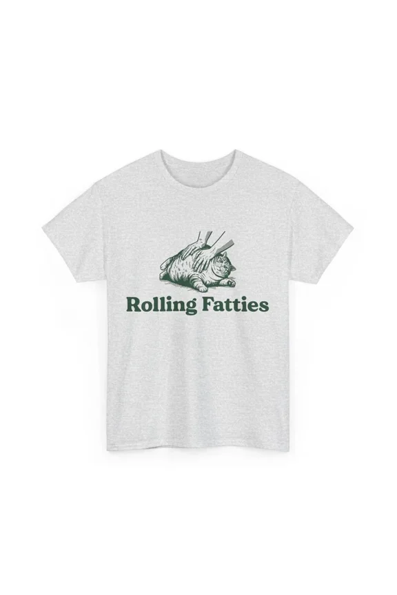 Rolling Fatties Cat Funny Cute Cat Lover Kitten Owner Kitty Unisex S-5XL Hot Trending Shirt, Vintage Birthday Gift