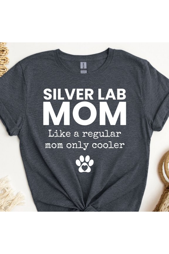 Silver Labrador Shirt, Silver Labrador Gift, Silver Labrador Retriever Tshirt, Silver Dog Mom Shirt, Silver Lab Mom, Dad, Parent, Owner Gift Unisex S-5XL Hot Trending Shirt