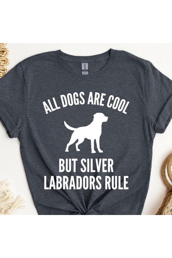 Silver Labrador Shirt, Silver Labrador Gift, Silver Labrador Retriever Tshirt, Silver Dog Mom Shirt, Silver Lab Mom, Dad, Parent, Owner Gift Unisex S-5XL Hot Trending Shirt