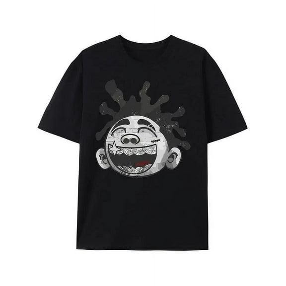 ANUNSHIRT Street Harajuku Fashion Big Head Pattern Printed Short Sleeve T-Shirt Unisex S-5XL Hot Trending Shirt, Vintage Birthday Gift