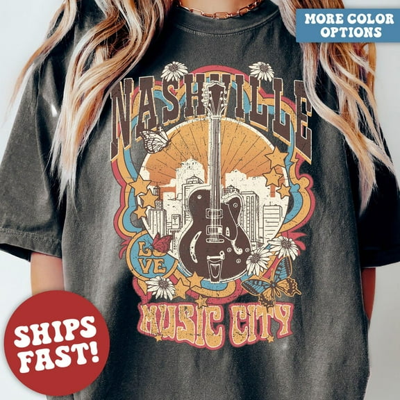 ANUNSHIRT Tennessee Western Shirt, Country Music Shirt, Vintage Nashville T-Shirt Unisex S-5XL Hot Trending Shirt, Vintage Birthday Gift