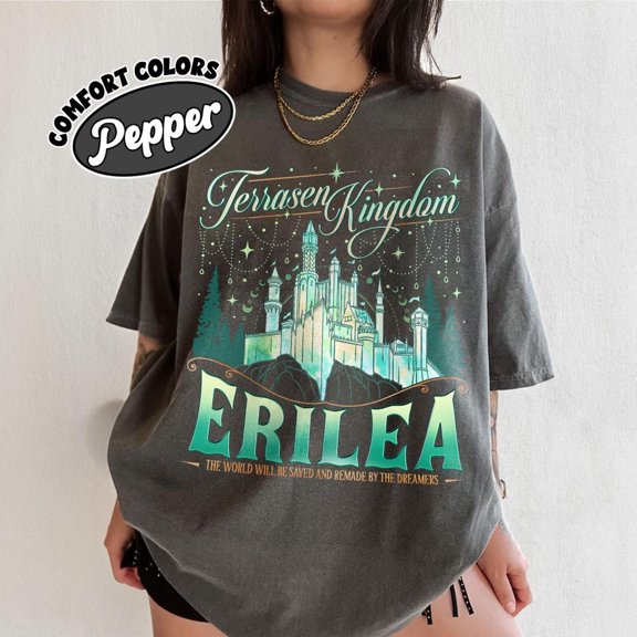 ANUNSHIRT Terrasen Tog Shirt, Aelin Fireheart T Shirt, House Galathynius Sjm Tee, To Whatever End, Gift For Bookish Fan Unisex S-5XL Hot Trending Shirt, Vintage Birthday Gift