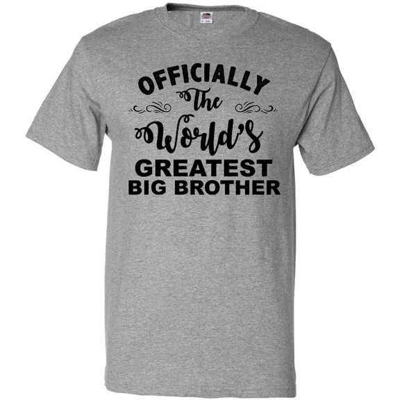 ANUNSHIRT The World'S Greatest Big Brother T-Shirt Best Mens Unisex S-5XL Hot Trending Shirt, Vintage Birthday Gift