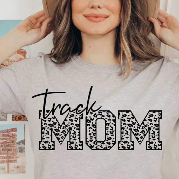ANUNSHIRT Track Mom Shirt, Track Mom Shirt, Leo.Pard - Cheetah Print Shirt, Tract Mama Shirt Unisex S-5XL Hot Trending Shirt, Vintage Birthday Gift