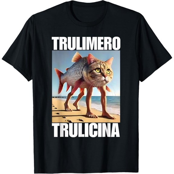 ANUNSHIRT Trulimero Trulicina - Italian Brainrot T-Shirt Unisex S-5XL Hot Trending Shirt, Vintage Birthday Gift