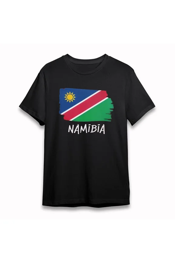 Unisex T-shirt Namibia Sun Flag Design Tee Short Soft Comfy Unisex S-5XL Hot Trending Shirt, Vintage Birthday Gift
