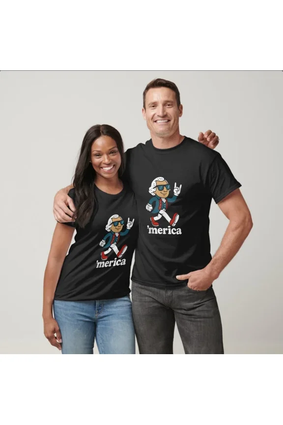 Usa Merica 4Th Of July Men Women Funny Patrio T-Shirt Unisex S-5XL Hot Trending Shirt, Vintage Birthday Gift