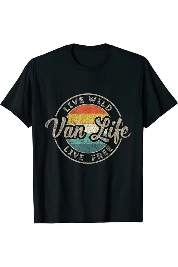 Van Life Clothing Retro Vintage T-Shirt Unisex S-5XL Hot Trending Shirt, Vintage Birthday Gift