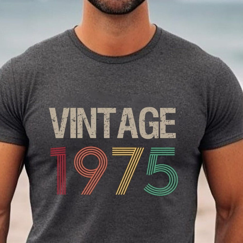 Retro Vintage 1968 T-Shirt 49 Yrs Old Bday 49th Birthday Tee