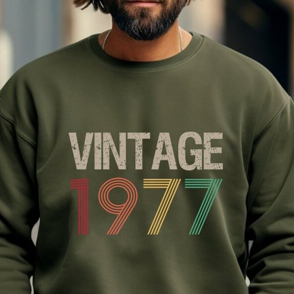 ANUNSHIRT Vintage 1977 Shirt, 1977 Shirt, 47Th Birthday Shirt, 44Th Birthday Gift, 47Th Birthday Gifts For Men, 47Th Birthday Gifts For Women, 1977 Tee Unisex S-5XL Hot Trending Shirt