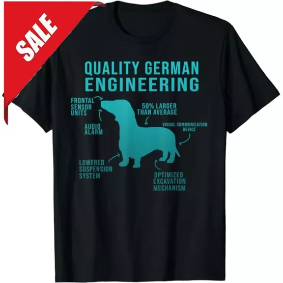 ANUNSHIRT Weiner Dog T-Shirt - German Daschund Shirt Unisex S-5XL Hot Trending Shirt, Vintage Birthday Gift