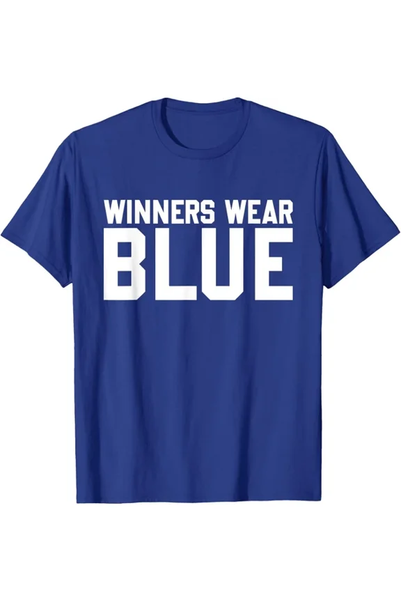 Winners Wear Blue Color War Camp Blue Team Game Competition T-Shirt Unisex S-5XL Hot Trending Shirt, Vintage Birthday Gift