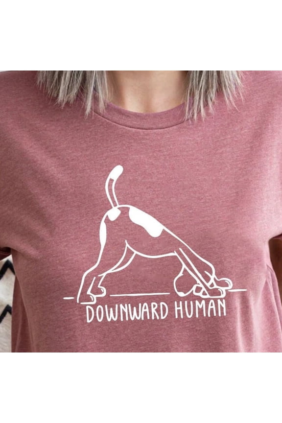 Yoga Definition Shirt, Yoga Shirt, Naturalism Shirt, Workout For Women, Yoga Lover Gift, Dog Shirt, Downward Human, Dog Lover Gift, Yoga Tee Unisex S-5XL Hot Trending Shirt