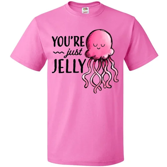 ANUNSHIRT You'Re Just Jelly With Pink Jellyfish T-Shirt Sunshine Fun Ocean Life Unisex S-5XL Hot Trending Shirt, Vintage Birthday Gift