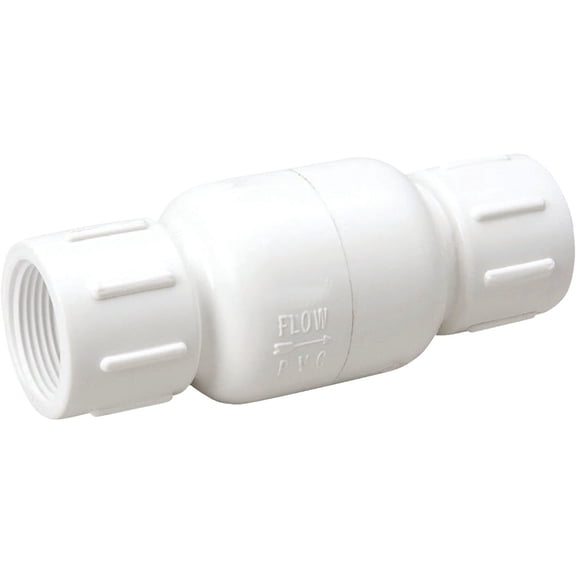 Anvil International PVC Check Valve 101-108 - White, Easy Installation - 2 In