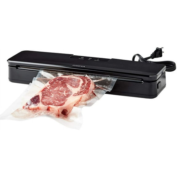 ANVS01-US00 Anova Precision Vacuum Sealer, Includes 10 Precut Bags, For Sous Vide and Food Storage