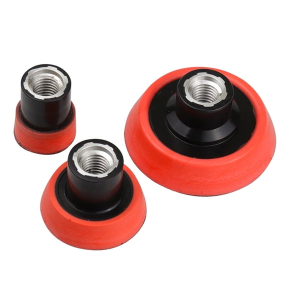 ANXPTIME 1/2/3" Car Polishing Disc Backing Plate Hook Looping For Car Polisher Sanding Waxing Care Tool M14 Drill Adapter