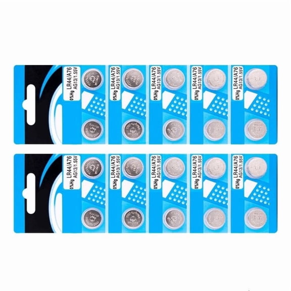 ANXPTIME 1.5V LR44 AG13 Alkaline Button Batteries For Precise Devices Remotes Control