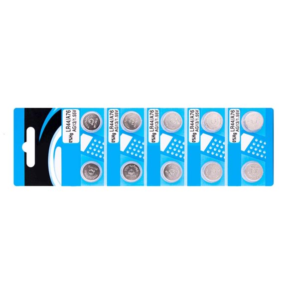 ANXPTIME 1.5V LR44 AG13 Alkaline Button Batteries For Precise Devices Remotes Control