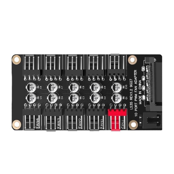ANXPTIME 10 Step PWMs PC Fan Speed Governor Automatic Temperature Control