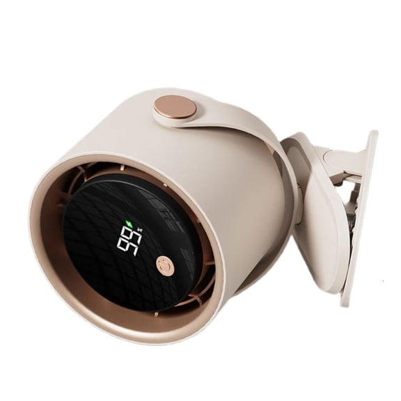 ANXPTIME 100 Speed Adjustable Clip On Rechargeable Fan With Digital Display Cooling