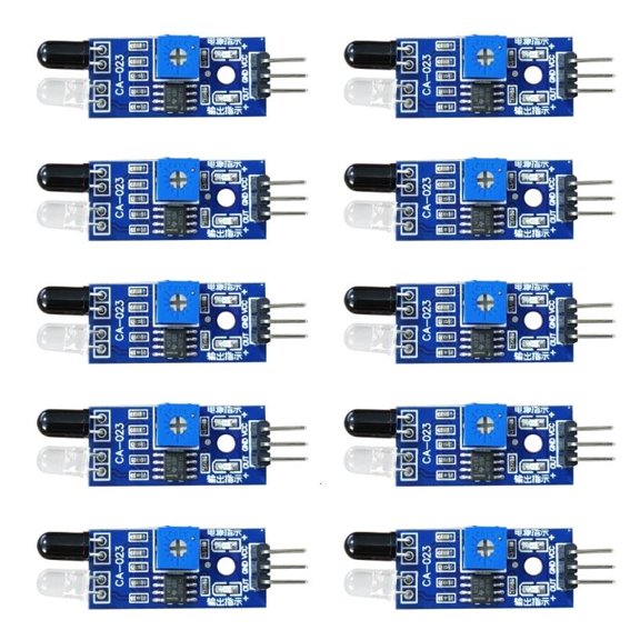 ANXPTIME 10Pcs IR 3 Wire Flame Detection Sensors Module IR Flame Sensors Module