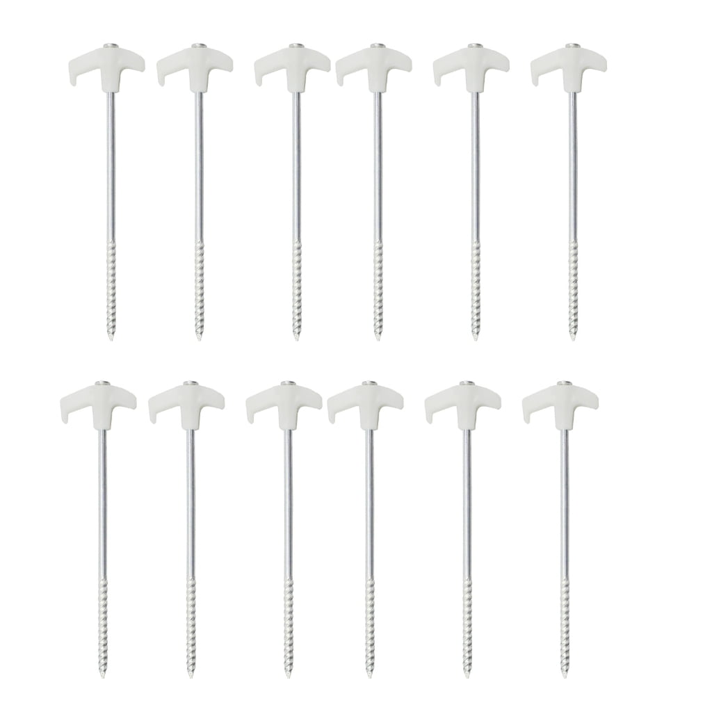 ANXPTIME 10lots Tent Peg Beach Tent Peg Canopies Stake Spirals Stainless Steel Tent Stake