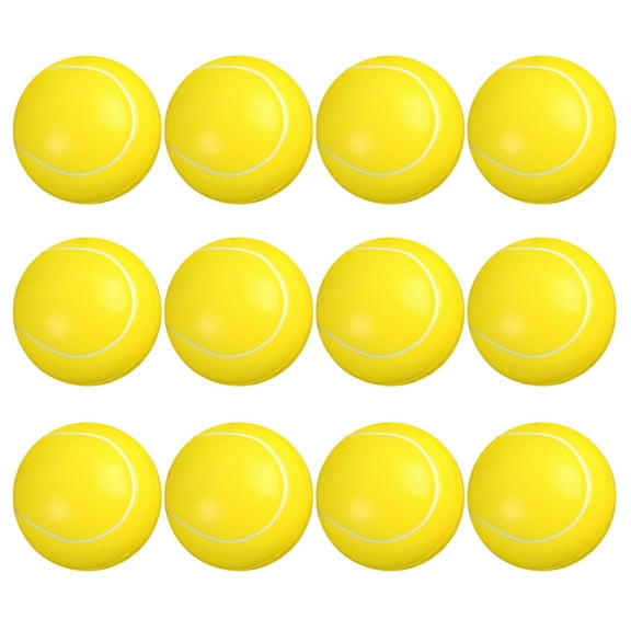 ANXPTIME 12Pcs Miniature Foam Tennis Globe for Children, Soft and Safe for Playing