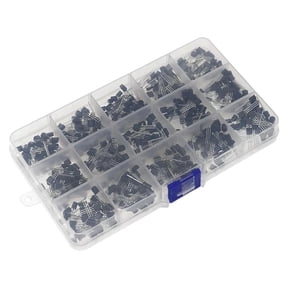 ANXPTIME 200/600/840Pcs TO 92 Transistors for Circuit Design and Repair Projects