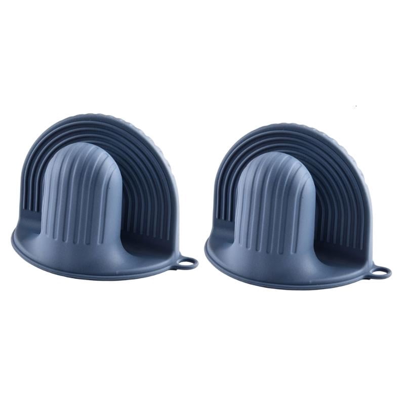 ANXPTIME 2Pcs Silicone Oven Mitts Pinch Grips Pot Holder Nonslip Anti ...