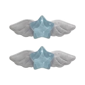 ANXPTIME 2pcs Y2K Star Wing Hair Side Clip Fashion Accessories for Women Girls
