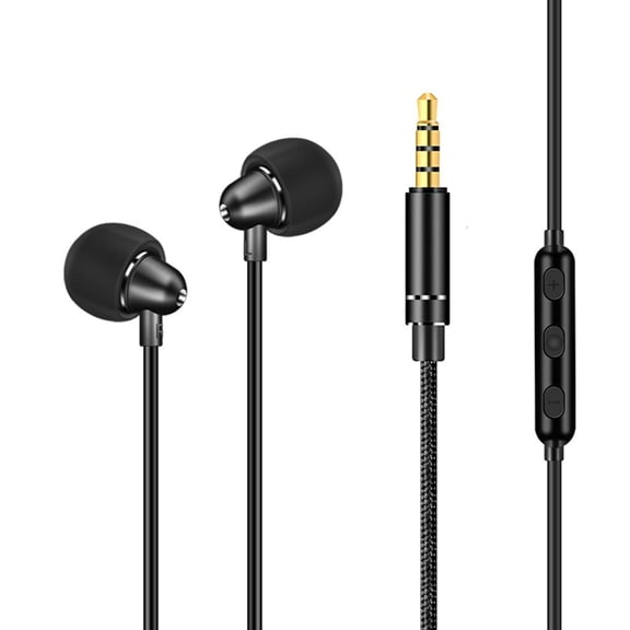 ANXPTIME 3.5mm Wired Headphone In-ear Sports Dynamic Bass Sound Headset Earbuds Gift