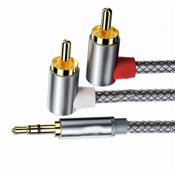 ANXPTIME 3.5mm to 2RCA Audios Cable Y Splitter Auxiliary Cord for Versatility Use