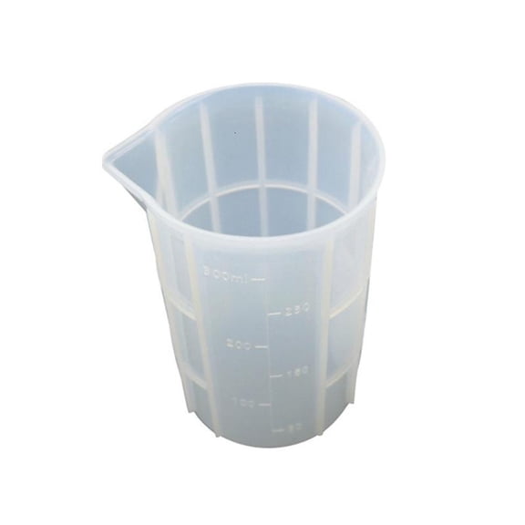 ANXPTIME 350ML Flexible Silicone Large Measuring Cup Soft Scale Mixing Cups Resin Mold