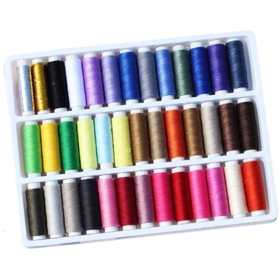 ANXPTIME 39 Spools of Embroidery Thread for Hand Stitching Sewing Machine Needlework
