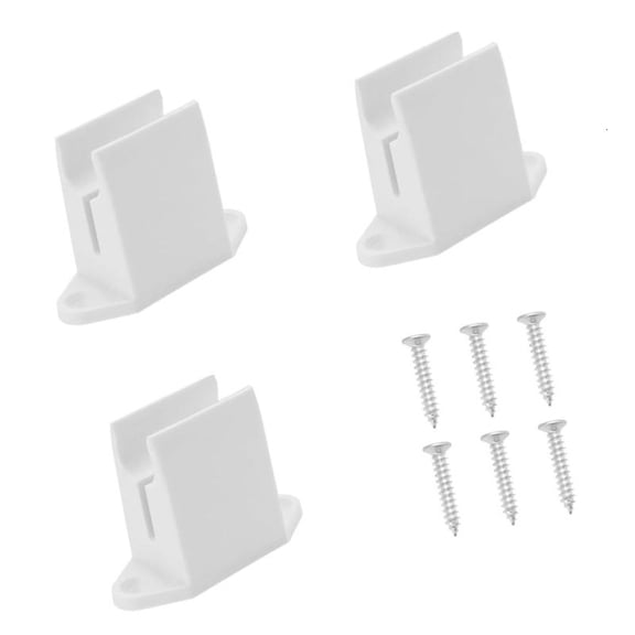 ANXPTIME 3Pcs Universals Awning Crank Rod Holder Clip Wall Mount Brackets With Screws