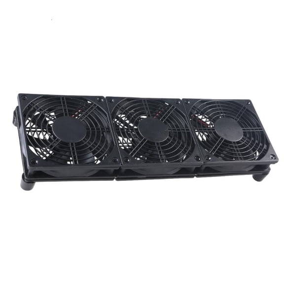 ANXPTIME 3x 120mm 5V USB Powered PC Fans 45CFM High Airflow Cooling Fan for Router