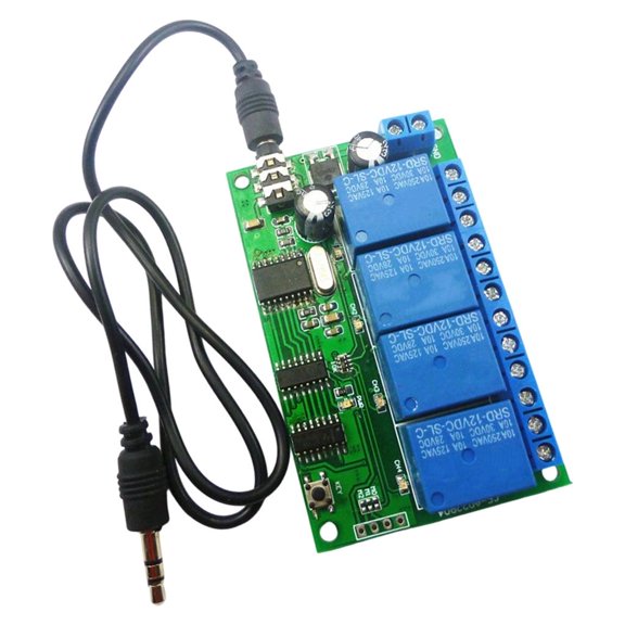 ANXPTIME 4 Way DTMF Relays Module Sound Decoders For Multiple Load Switching Applications