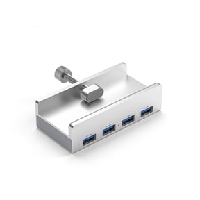 ANXPTIME 4Ports USB3.0 HUBs with Power Supply USB Splitter Adapter Clip-type Multiple