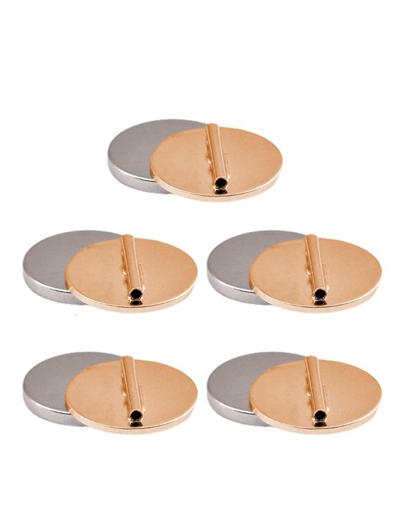 5 Pcs Harm Free Clothing Magnet Buckle Magnetic Metal Brooch Converter