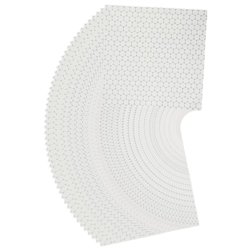 ANXPTIME 50/100pcs Aluminum Foil Sandwich Wraps With Honeycomb Design For Kitchen Use