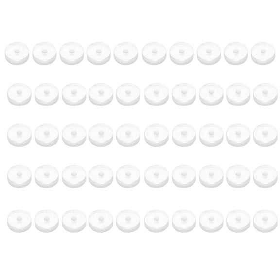 ANXPTIME 50Pcs Silicone Healing Piercing Discs for Piercing Bumps 7mm Plastic Earring Back Stopper Accessories
